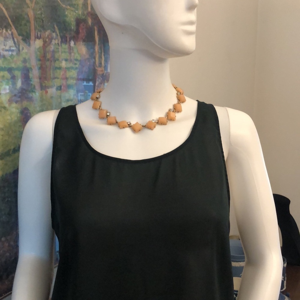 J. Crew Peach and Gold Necklace - Picture 4 of 5